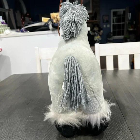 VINTAGE 1984 CABBAGE PATCH KIDS HORSE PONY CPK COLECO STUFFED ANIMAL PLUSH GREY - Picture 3 of 11